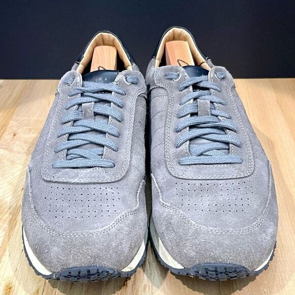 Trask Gray Suede Retro Sneakers. Size 10.5M. - Picture 2 of 8